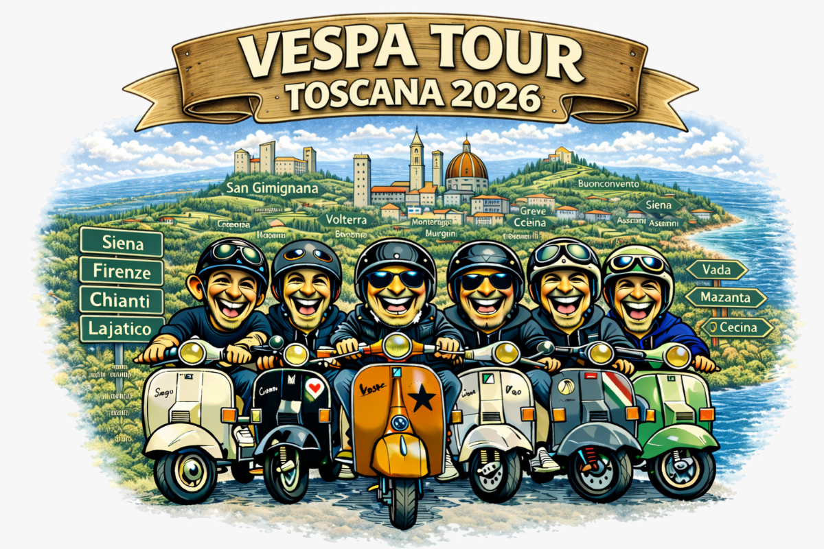 Vespa Ausfahr Toscana 2026